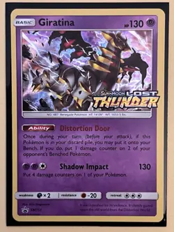 Giratina - (Prerelease) Sun Moon151 Black Star Promo Pokemon TCG Holo - Image 1