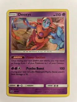 Pokemon TCG - Deoxys SM164 Black Star Holo Rare Promo - S&M TCG - NM/LP - Image 1