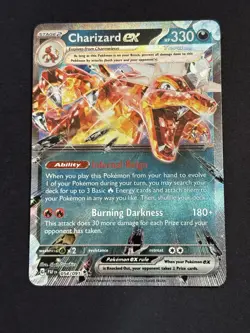 Pokemon TCG Charizard ex 054/091 SV: Paldean Fates - Double Rare - Image 2
