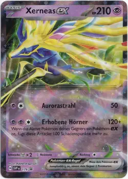 Pokemon Xerneas ex Double Rare Blackstar Promo SVP 179 NM Deutsch - Image 1