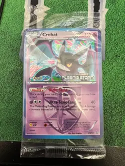 Pokemon Crobat BW51 Plasma Storm STAFF Prerelease Promo Pack SEALED!! - Image 1
