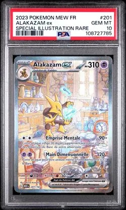 PSA 10 Alakazam ex 201/165 - Pokemon EV3.5 : 151 - Francais - Image 1