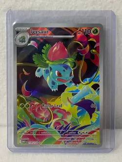 Ivysaur Illustration Rare 134/132 Near Mint Mega Evolution Pokemon TCG English - Image 1