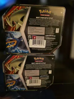 Pokemon TCG: V Strikers Tin Set (Tyranitar V and Empoleon V)- Factory Sealed - Image 3