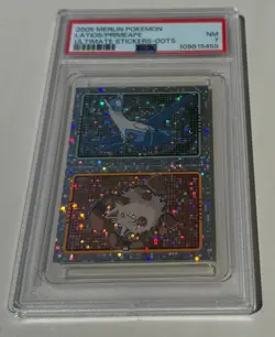 Pokemon Merlin series 7 - 2005 - DOTS foil 381 Latios / 57 Primape - PSA7 POP2 - Image 2