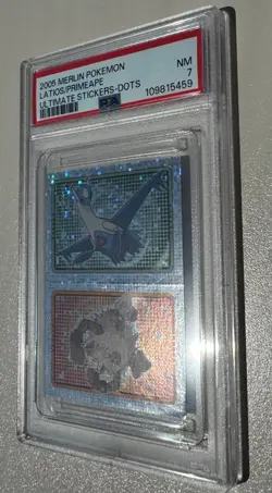 Pokemon Merlin series 7 - 2005 - DOTS foil 381 Latios / 57 Primape - PSA7 POP2 - Image 3