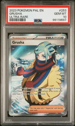 2023 POKEMON PAL EN PALDEA EVOLVED ULTRA RARE #253 GRUSHA PSA 10 - Image 1