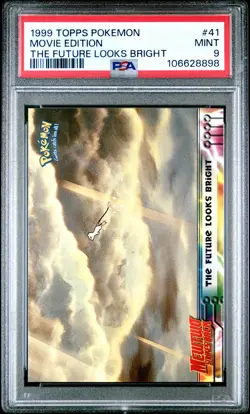 PSA 9 - Mew Future Looks Bright #41 1999 TOPPS Movie Edition - Pokemon - Image 1