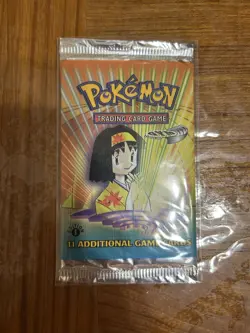 Pokemon 1st Edition Gym Heroes booster pack Erika 2000 En. - Image 1