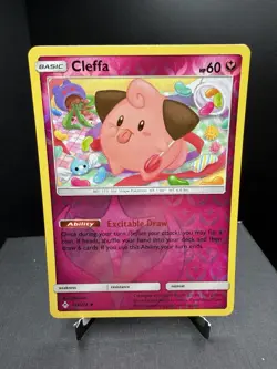 Pokemon TCG SM Unbroken Bonds Cleffa 131/214 Reverse Holo Uncommon NM! - Image 1