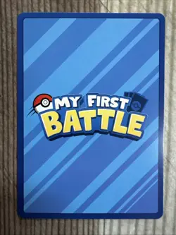 Pikachu (Gray Border) My First Battle Regular Pokemon NM - Image 2