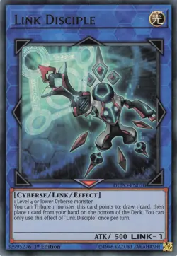 Yugioh Link Disciple DUPO-EN070 Ultra Rare 1st Edition NM - Image 1