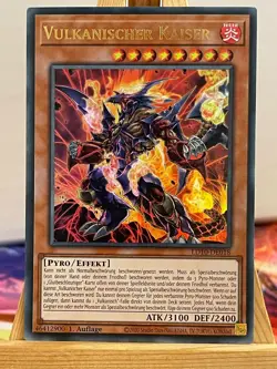 Vulkanischer Kaiser LD10-DE018 Ultra Rare Deutsch NM YUGIOH - Image 1