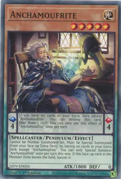 Yugioh Anchamoufrite LIOV-EN026 Common 1st Edition x3 Play Set - Image 1