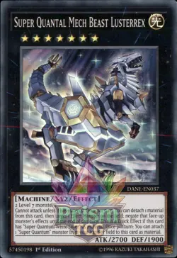 1st ed Super Quantal Mech Beast Lusterrex super rare DANE-EN037 Yugioh - Image 1