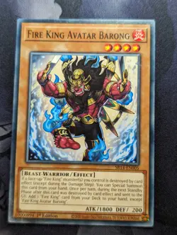 Yu-Gi-Oh! - Fire King Avatar Barong - SR14-EN005 - Common - 1st Edition - Image 1