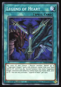 Legend of Heart - DLCS-EN008 - Common - 1st Edition Yugioh - Image 1