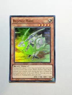 Yugioh Bujingi Hare MP14-EN211 Super Rare 1st Edition - Image 1