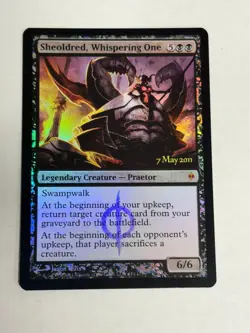 MTG- Sheoldred, Whispering One - New Phyrexia PROMO FOIL - NM- MAGIC CARD - Image 1