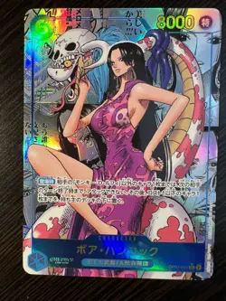 Boa Hancock Comic Parallel Manga Alt Art ONE PIECE Card Japan used - Image 1