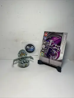 Bakugan Haos Exedra 610G Gray Battle Brawlers Legendary Soldier W/Card READ RARE - Image 1