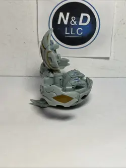 Bakugan Haos Exedra 610G Gray Battle Brawlers Legendary Soldier W/Card READ RARE - Image 3