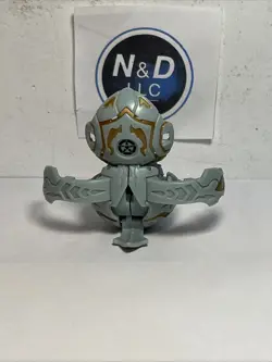 Bakugan Haos Exedra 610G Gray Battle Brawlers Legendary Soldier W/Card READ RARE - Image 4