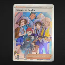 Pokemon TCG Card Friends in Paldea 137/131 Prismatic Evolutions Ultra Rare - NM - Image 1