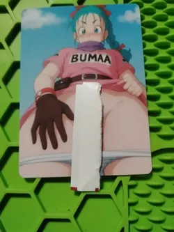 Bulma Dragonball Goddess Anime Waifu Double Sided Trading Card PEEKA BOO - Image 1