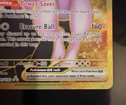 Pokemon Team Rocket's Mewtwo ex 240/182 Destined Rivals Holo Hyper Rare Card - Image 4