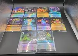 Disney Lorcana Whispers In The Well Epic Holo Lot 10 Cards - Image 1