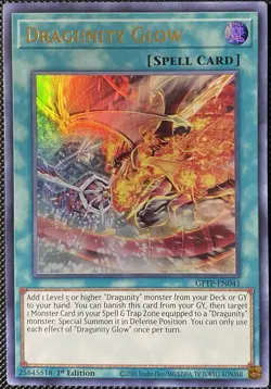Dragunity Glow GFTP-EN041 Ghosts from the Past 1st Edition - Yugioh Card - Image 1