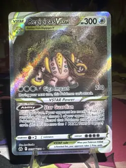 Regigigas Vstar GG55/GG70 Galarian Gallery Pokemon Card Crown Zenith Holo NM - Image 1