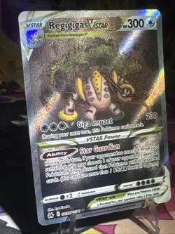 Regigigas Vstar GG55/GG70 Galarian Gallery Pokemon Card Crown Zenith Holo NM - Image 3