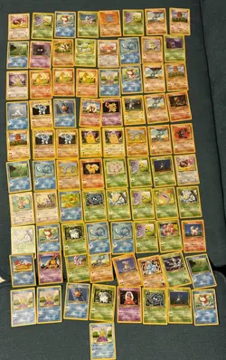Pokemon Base Set /102 Card Lot (80 Cards) Vintage ???? - Image 1