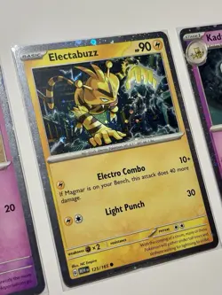 Pokemon 151 Promo COSMOS HOLO 🌀 SWIRL 3 Card Set Abra Kadabra Electabuzz - Image 5