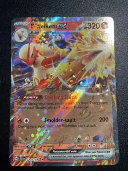 Blaziken ex 024/159 Sv09: Journey Together Holo RR NM Pokemon Card 2025 - Image 1