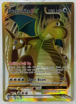 Pokemon TCG Dragonite-EX Evolutions Full Art Holo Card 106/108 Ultra Rare - Image 1