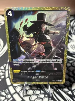 One Piece Card Game Finger Pistol Alt Art Premium Booster Vol.2 English PRB02 - Image 1