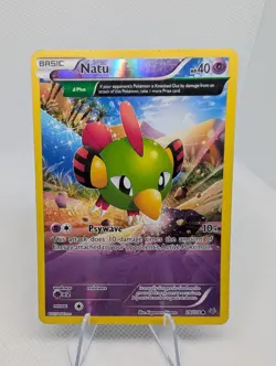 Natu 28/108 - Reverse Holo Full Art - XY Roaring Skies Pokemon TCG Card - HP - Image 1