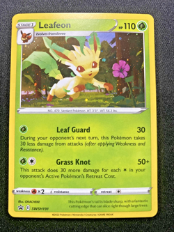 Leafeon SWSH191 Sword & Shield Promo Card Holo NM - Image 1