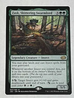 MTG Jumpstart 2022 Zask, Skittering Swarmlord (R) NM - Image 2