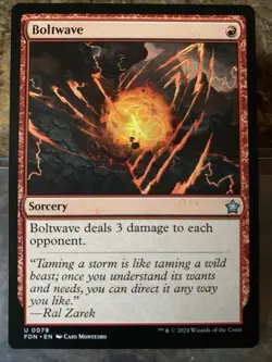 MTG TCG Foundations Boltwave 0079 Regular Uncommon - Image 1