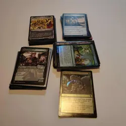 Magic Card Lot Bulk Of 50 Some In Bad Shape Found In Storage Unit Sale - Image 1
