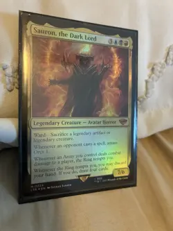 Sauron the Dark Lord, Lord of the Rings: Tales of Middle-Earth, MTG, Foil, NM - Image 1