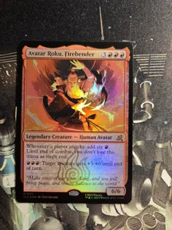 x1 Avatar Roku, Firebender - Foil M MTG Avatar: The Last Airbender: Eternal M/NM - Image 1