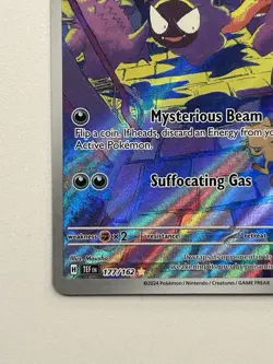 2024 Pokemon GASTLY #177/162 Temporal Forces TEF EN Illustration Rare Holo NM - Image 2
