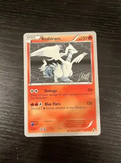 Pokemon TCG Reshiram - 26/114 2011 World Championships Champs - Rare - NM - Image 1