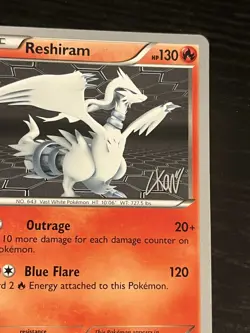 Pokemon TCG Reshiram - 26/114 2011 World Championships Champs - Rare - NM - Image 2
