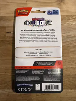 Pokemon TCG: Scarlet & Violet - Stellar Crown Checklane Blister - Horsea Promo - Image 2